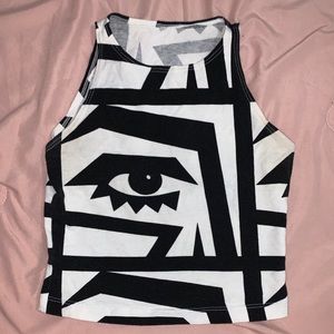 American Apparel crop top